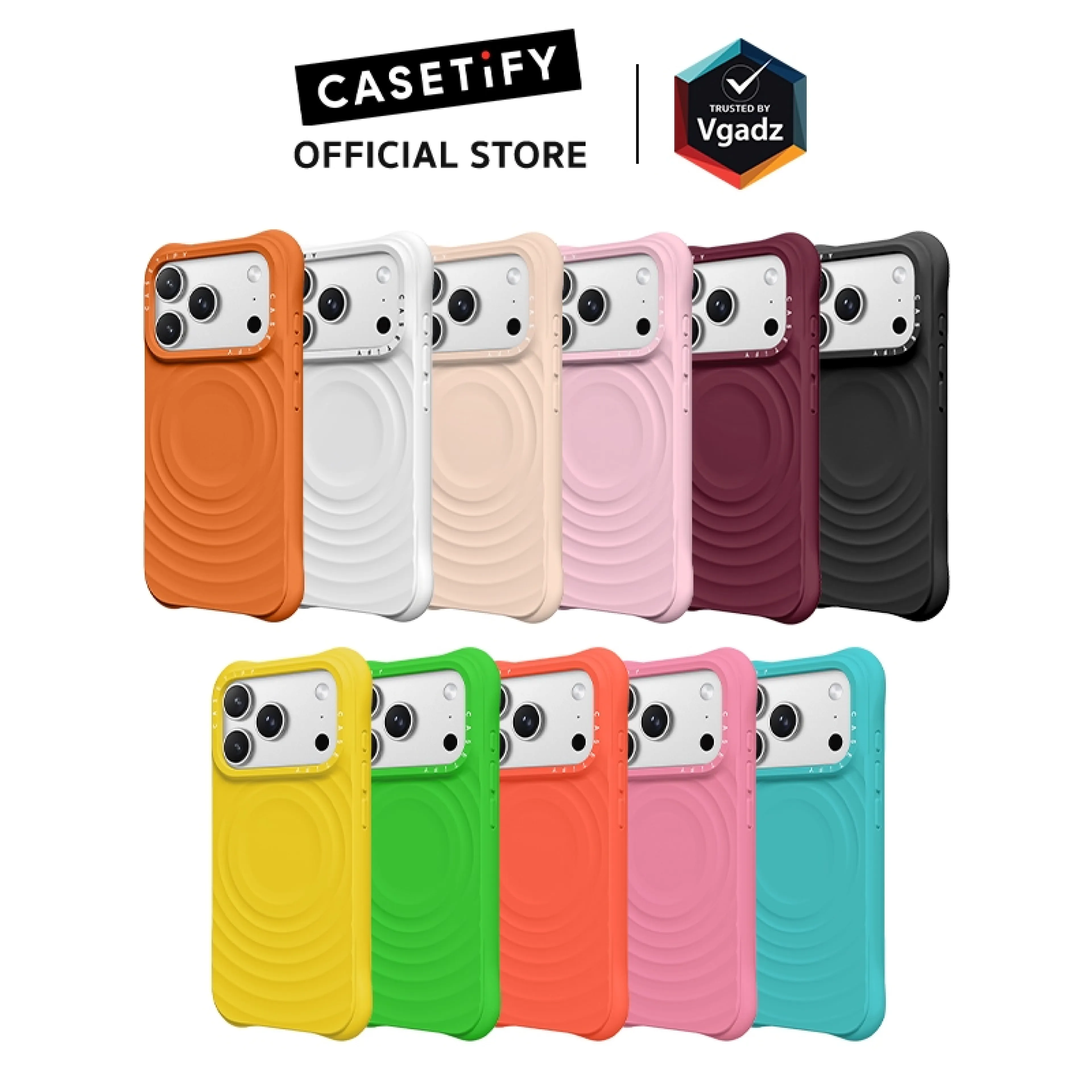 Casetify iPhone 17 / Air / 17 Pro / 17 Pro Max Case, Ripple Case Model (Magnetic)