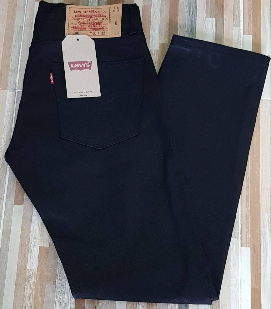 กางเกงยีนส์ Levi;s 501 ทรงกระบอกใหญ่super black NEW กางเกงยีนส์ Levi;s 501 ทรงกระบอกใหญ่super black NEW