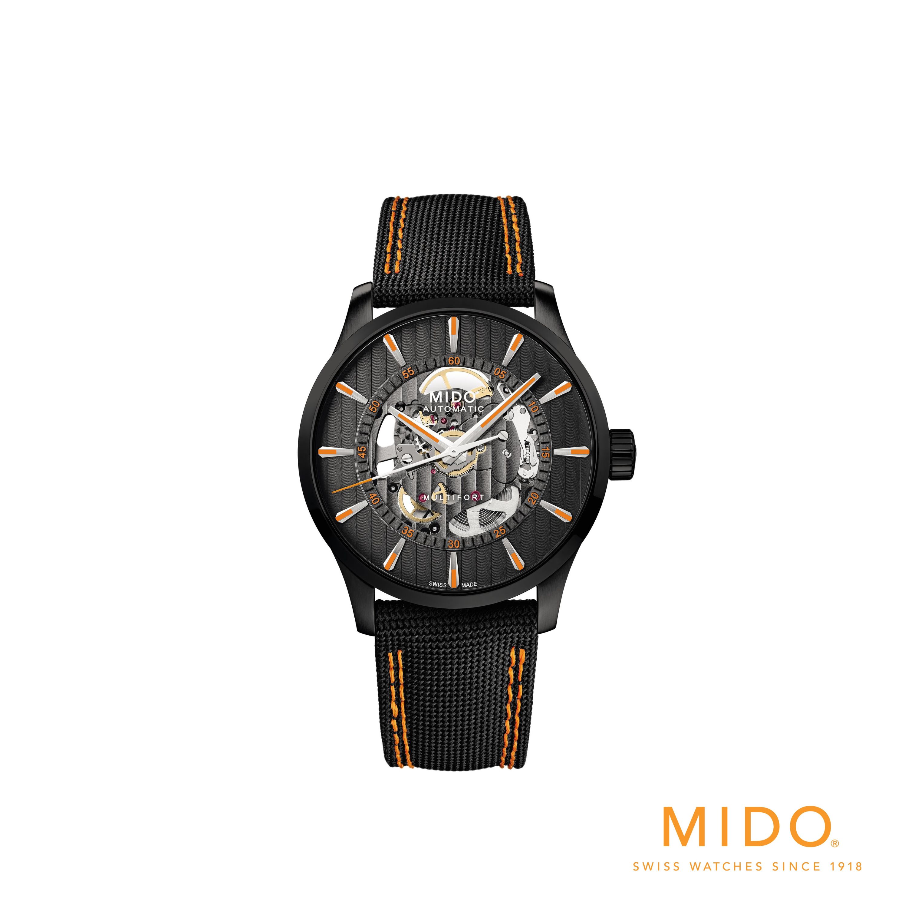 Mido รุ่น MULTIFORT SKELETON VERTIGO รหัสรุ่น M038.436.37.051.00 ราคา 43,500 บาท*ส่งฟรี