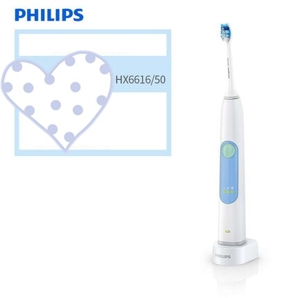 แปรงสีฟันไฟฟ้า ทำความสะอาดทุกซี่ฟันอย่างหมดจด ลพบุรี PHILIPS electric toothbrush adult sonic vibration  with brush head   2   toothbrush box  gum care HX6616   50