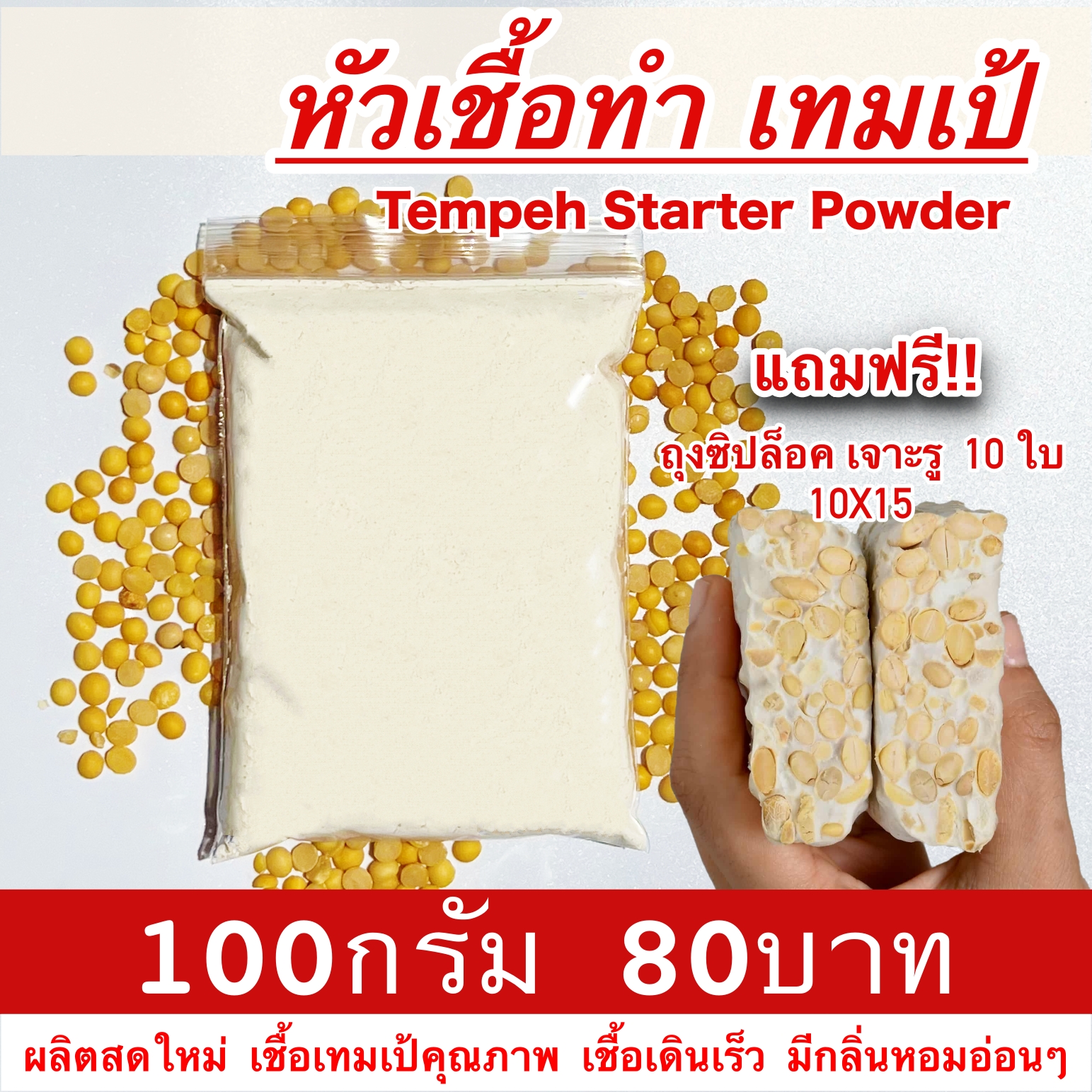 สอน วิธีทำ เทมเป้ อุปกรณ์