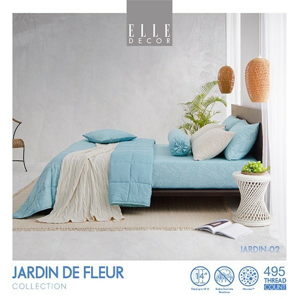 Elle Decor ปลอกหมอนหนุน (2ชิ้น) รุ่น JARDIN DE FLEUR รหัสสี ELLE JARDIN-02 ส่งฟรี ราคา 601 บาท*ส่งฟรี