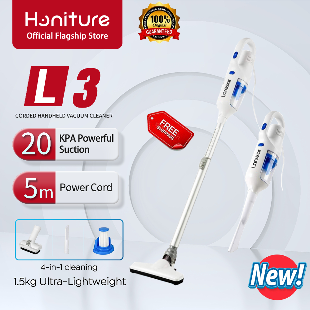 ⚡️In Stock⚡Honiture L3 Vacuum cleaner 20000PA Household Corded Vacuum Cleaner Powerful suction Clean and smooth Stick Vacuum Cleaner Portable vacuum cleaner 2024 NEWEST VERSION Wire Vacuum Cleaner Laresar L3 ราคา 686 บาท*ส่งฟรี