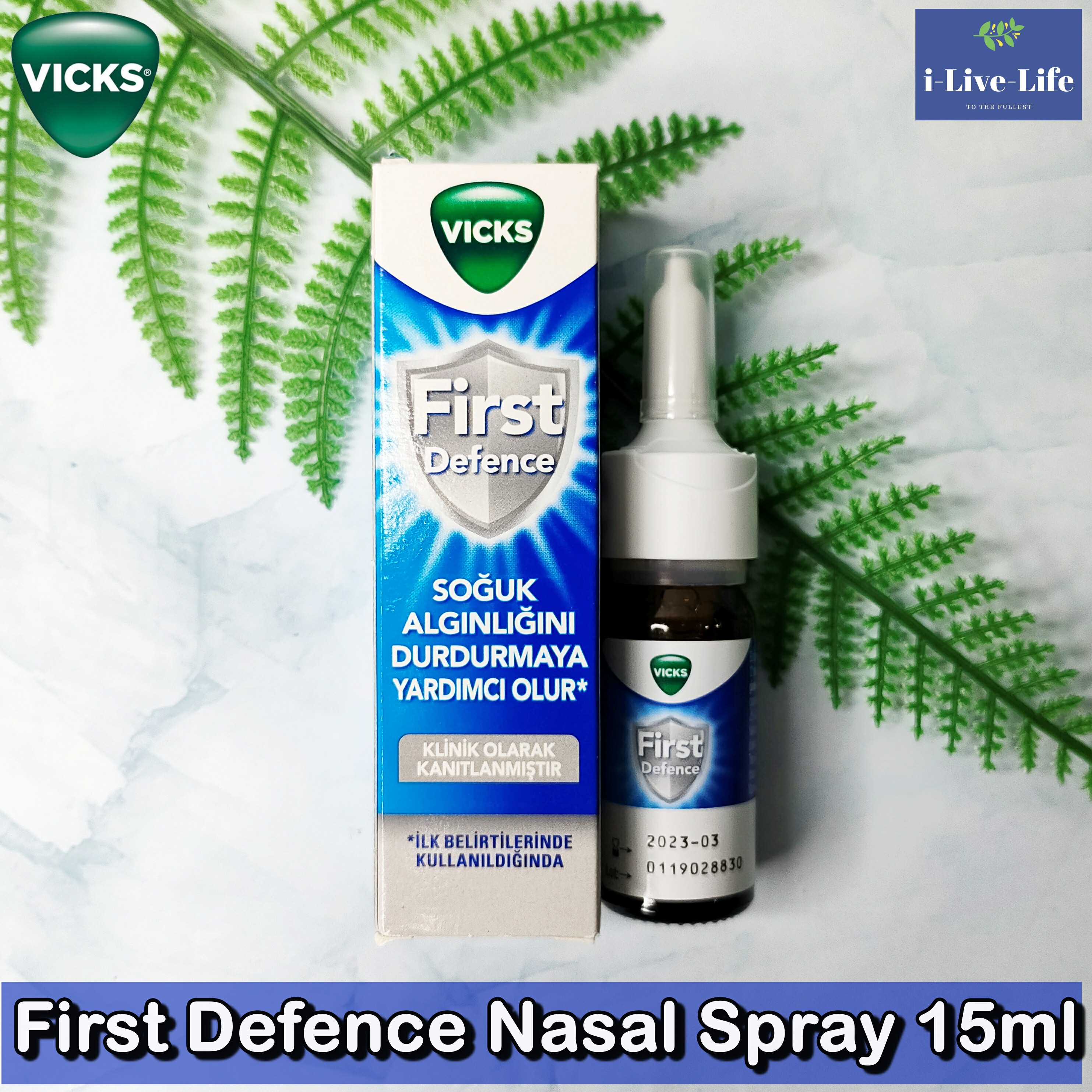 วิคส์ สเปรย์พ่นจมูก Vicks - First Defence Nasal Spray 15 ml ราคา 685 บาท*ส่งฟรี