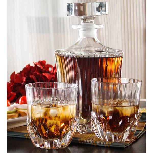 ชุดเซ็ตคริสตัล ขวดและแก้วน้ำทางเตี้ย 7 ชิ้น (Decanter & Tumbler) Adagio Collection, Brand RCR ราคา 6,590 บาท*ส่งฟรี