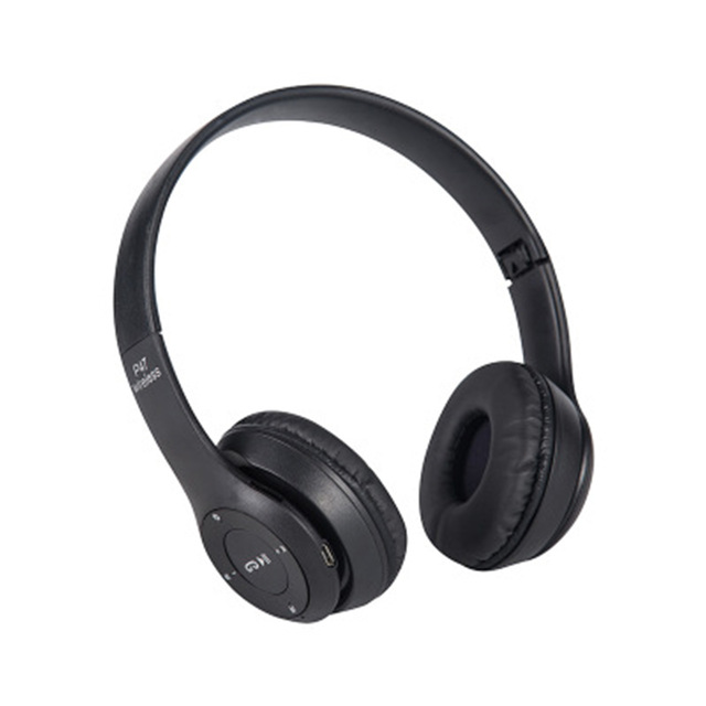 P47 Wireless Headphones หูฟังบลูทูธไร้สาย คมชัดพลังขับขนาดใหญ่ สะใจ รับสายสนทนา เพิ่ม SD Card ได้ด้วย
