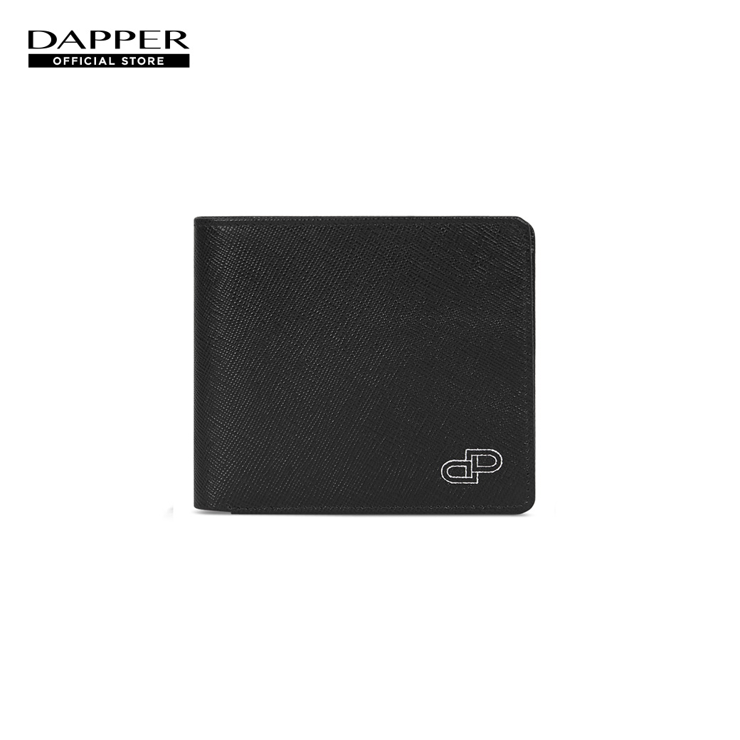 DAPPER DP Iconic Saffiano Billfold Wallet - Black ราคา 1,390 บาท*ส่งฟรี
