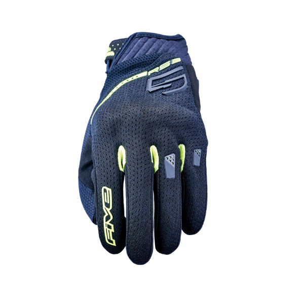 Five Advanced Gloves - Rs3 Evo Airflow Black Yellow Motorcycle Riding Gloves ราคา 1,990 บาท*ส่งฟรี