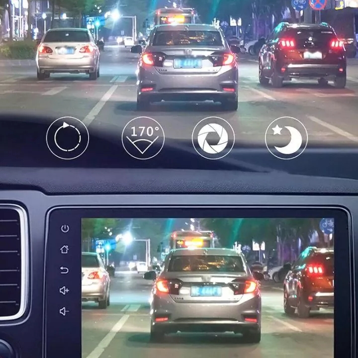 มุมมองเพิ่มเติมของสินค้า 【มีWiFiในตัว】Android USB กล้องติดรถยนต์ WIFI 1080P 2กล้อง  Car Camera กล้องหน้ารถ ADAS Night Vision กล้องสำหรับรถ ดูวิดีโอการขับขี่ผ่านแอพได้