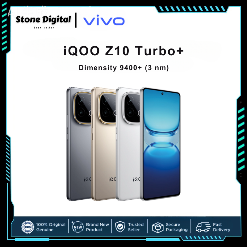 Iqoo Z10 Turbo+ Chinar Rom Q2 Dimensity 9400+ 8000 Mah 90W 6.78 Inch 144Hz 1280 X 2800 Pixels ราคา 12,899 บาท*ส่งฟรี