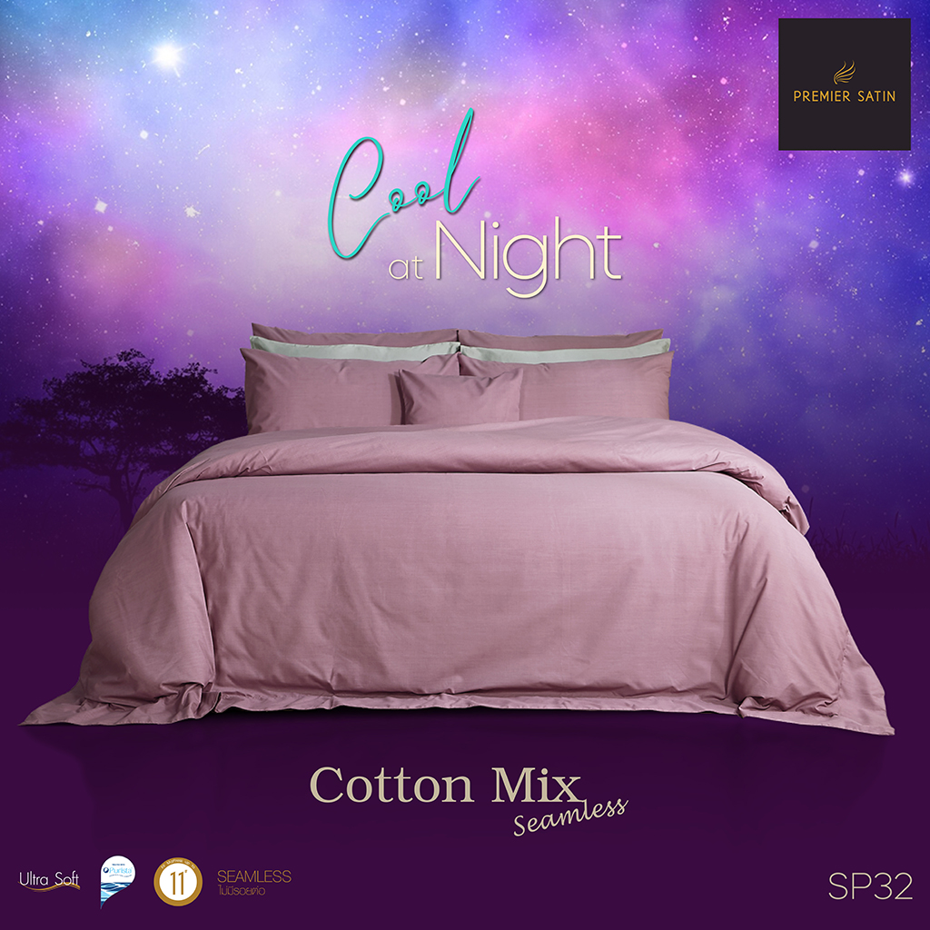 [NEW COLLECTION 2024] Premier Satin 3.5 ฟุต 3 ชิ้น +ผ้าห่มนวม 60"x80" ป้องกันไรฝุ่น ราคา 1,990 บาท*ส่งฟรี
