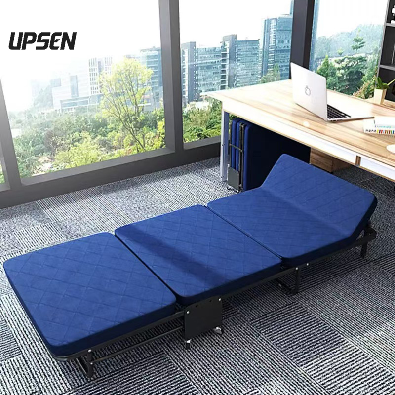 UPSEN เตียงพับ เตียงนอนพับได้ เตียงพับอเนกประสงค์ เก้าอี้โซฟา เตียงโซฟา การปรับความสูง 5 ระดับ พับสามชั้น เตียงนอน ที่นอนหนา 6 ซม.รับน้ําหนักได้ 400 กก ราคา 3,490 บาท*ส่งฟรี
