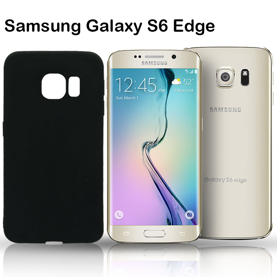 เคสใส เคสสีดำ ซัมซุง เอส6เอดจ์ แบบหลังนิ่ม  Use For Samsung Galaxy S6 Edge Tpu Soft Case (5.1 )