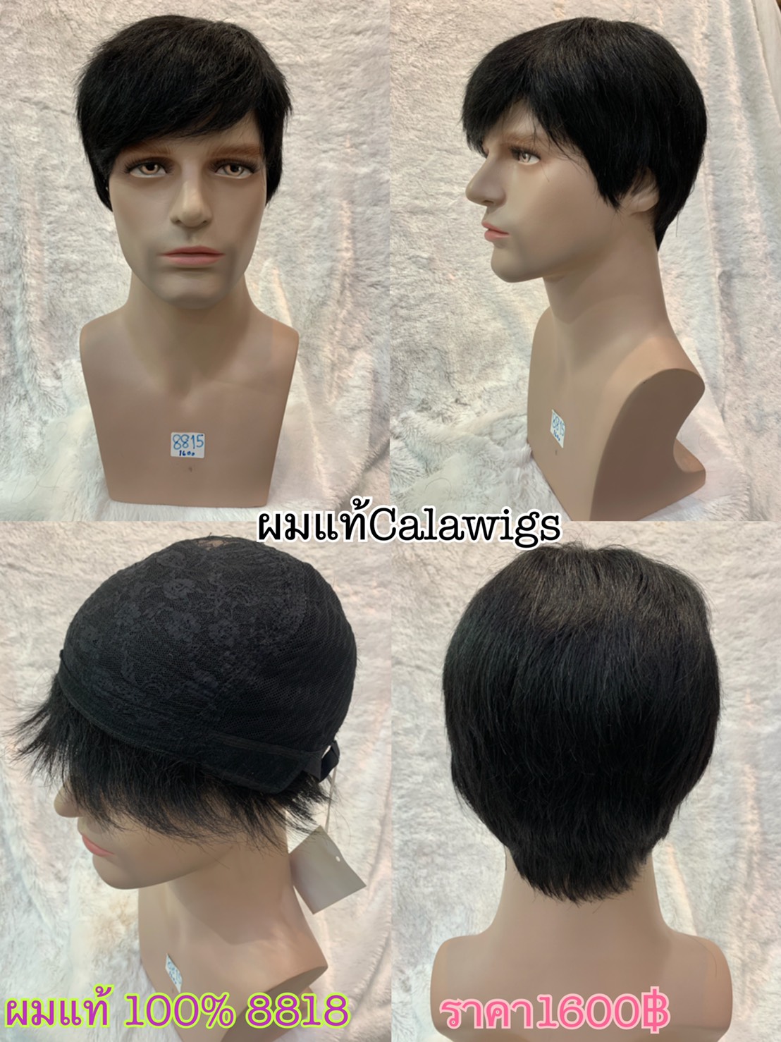 Cala wigs วิกผมแท้ รองทรง ราคา 4,500 บาท*ส่งฟรี