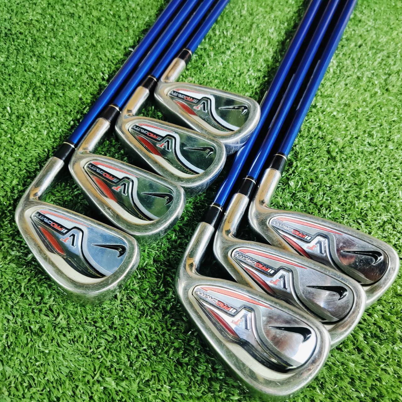[ผ่อน] ชุดเหล็ก NIKE VR II PRO CAVITY มีเหล็ก 4 5 6 7 8 9 เเละ PW ก้าน PROJECT X 6.0 สุดยอดก้าน!!! ตระกูล VR คุณภาพเน้นๆ!!! สุด!!! ตีไกลมาก ไม้กอล์ฟพรีเมี่ยมมือสอง ของแท้ ราคา 6,899 บาท*ส่งฟรี