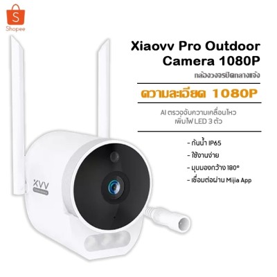Xiaomi XiaoVV Pro 1080P กล้องวงจรปิด มุมมองกว้าง เลนส์มุมกว้าง 150 ?