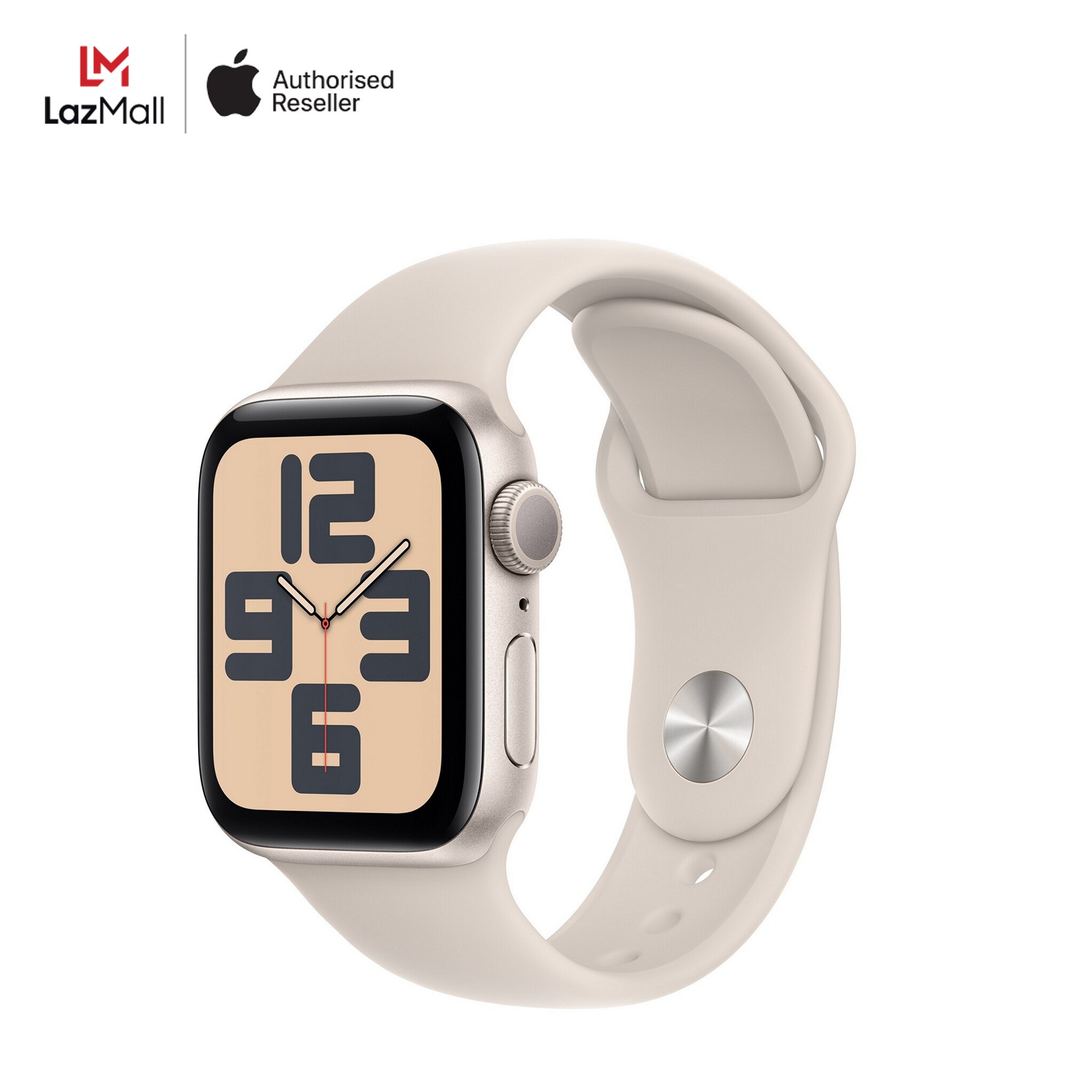 สมาร์ทวอทช์ นาฬิกาอัจฉริยะวัดสุขภาพและออกกำลังกาย Apple Watch SE(2023) รุ่น GPS 40 มม.,44 มม.ตัวเรือนอะลูมิเนียม พร้อมสายแบบ Sport Band - S/M,M/L