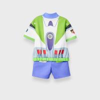Kids (Size110-130) Disney Pixar Buzz Lightyear ชุดเสื้อและกางเกงเด็กนักผจญภัยอวกาศ พร้อมทะยานสู่จักรวาล!
