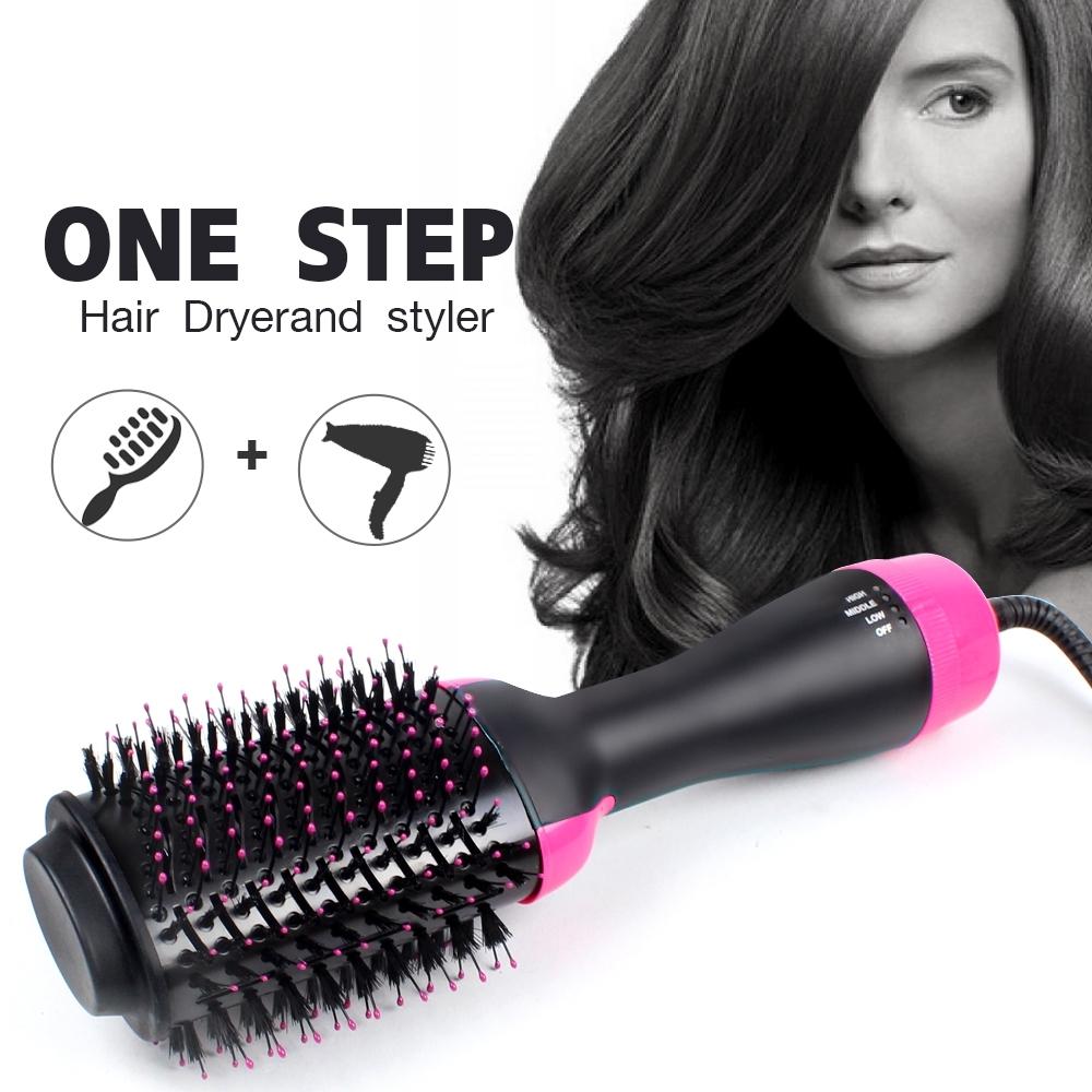 Telecorsa หวีไดร์ หวีแปรงไดร์  2 in 1 เป็นทั้งหวีและไดร์เป่าผม One Step Hair Dryer and Styler รุ่น One-Step-05C-J1