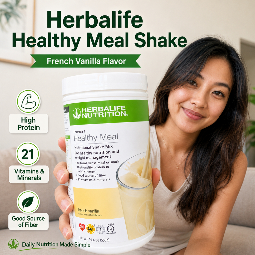 ขนมขบเคี้ยว ขนมทานเล่น บิสกิตกรุบกรอบ อาหาร ขนม และของใช้ในบ้าน Herbalife Formula 1 F1 Diet 550g ควบคุมน้ำหนัก อาหารทดแทน พร้อมสต็อก ราคา 1,095 บาท*ส่งฟรี