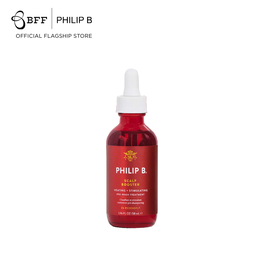 Philip B - Scalp Booster 58 ml ทรีทเม้นท์ช่วยลดผมร่วง (เซรั่ม, ผมร่วง, ผมแข็งแรง, tonic, หนังศีรษะ, หัวล้าน) ราคา 4,450 บาท*ส่งฟรี