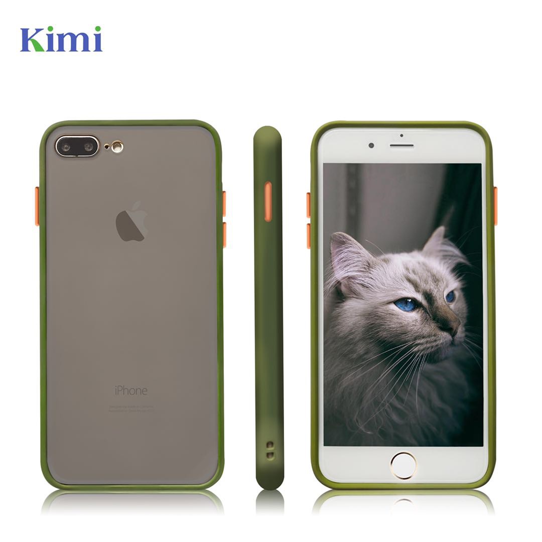 เคสขอบสีหลังด้าน รุ่น iPhone i6,i6p,i7,i7p,ix,ixr,ixmax,i11,i11pro,i11promax