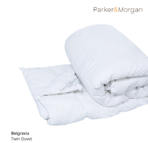 Parker&Morgan : Belgravia 100% Goose Down TWIN/SINGLE Duvet (90 down /10 feather) Size (70"x90") ราคา 31,050 บาท*ส่งฟรี
