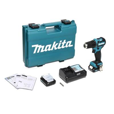 MAKITA DF332DWYE สว่านไขควงไร้สายกะทัดรัด ขนาด 12 โวลต์ 10 มม. (3/8