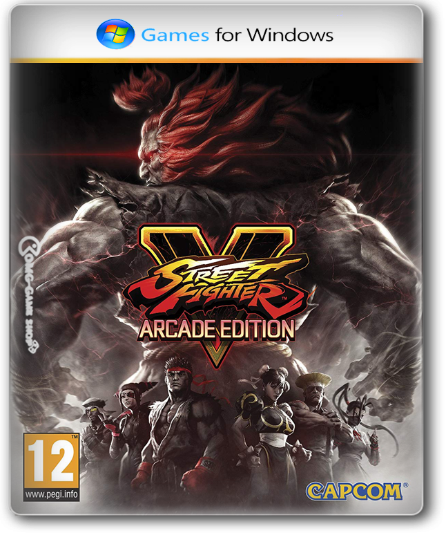 แผ่นเกม PC Game  Street Fighter V Arcade Edition - เกมคอมพิวเตอร์