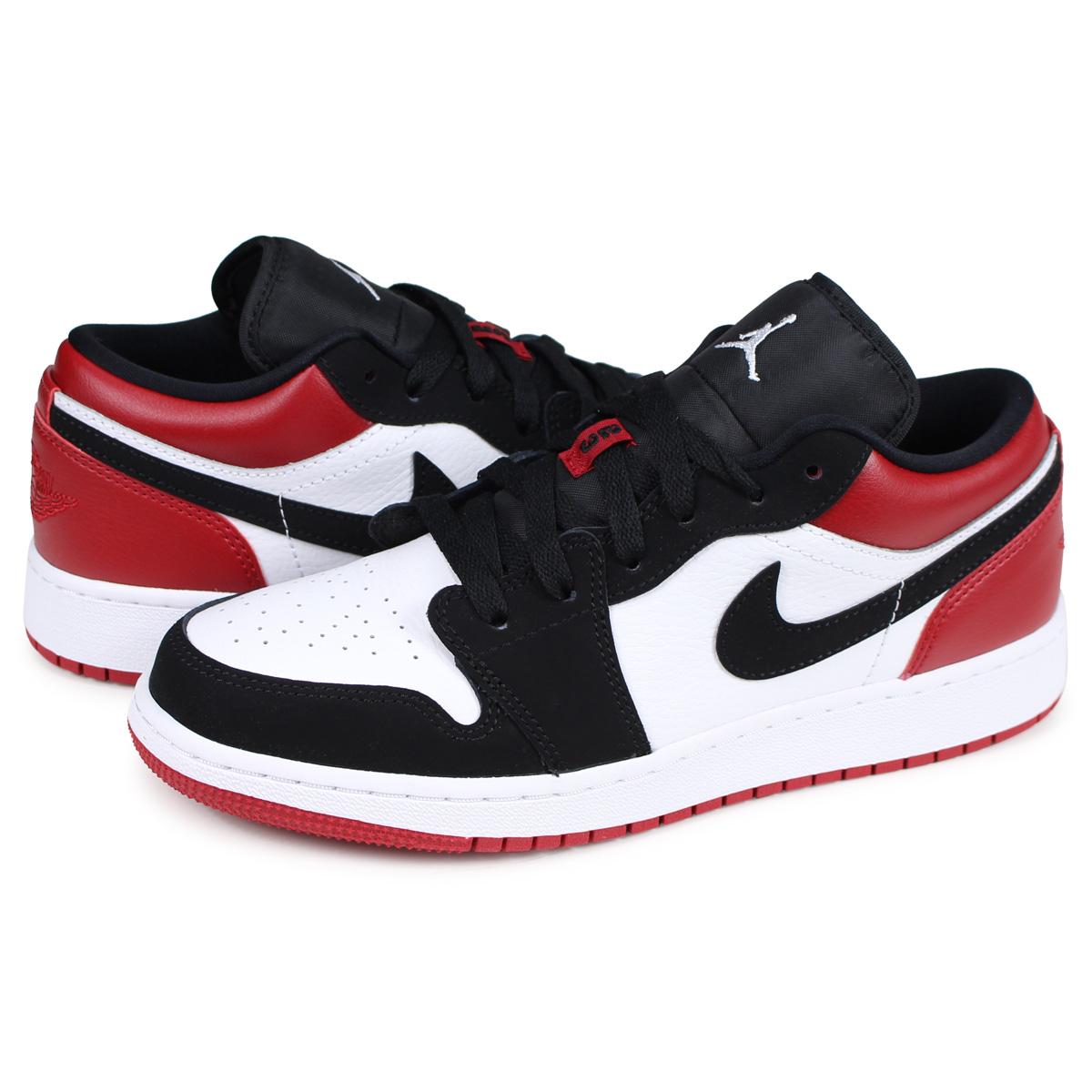 Nike Air Jordan 1 Low Black Toe Red Lazada Co Th