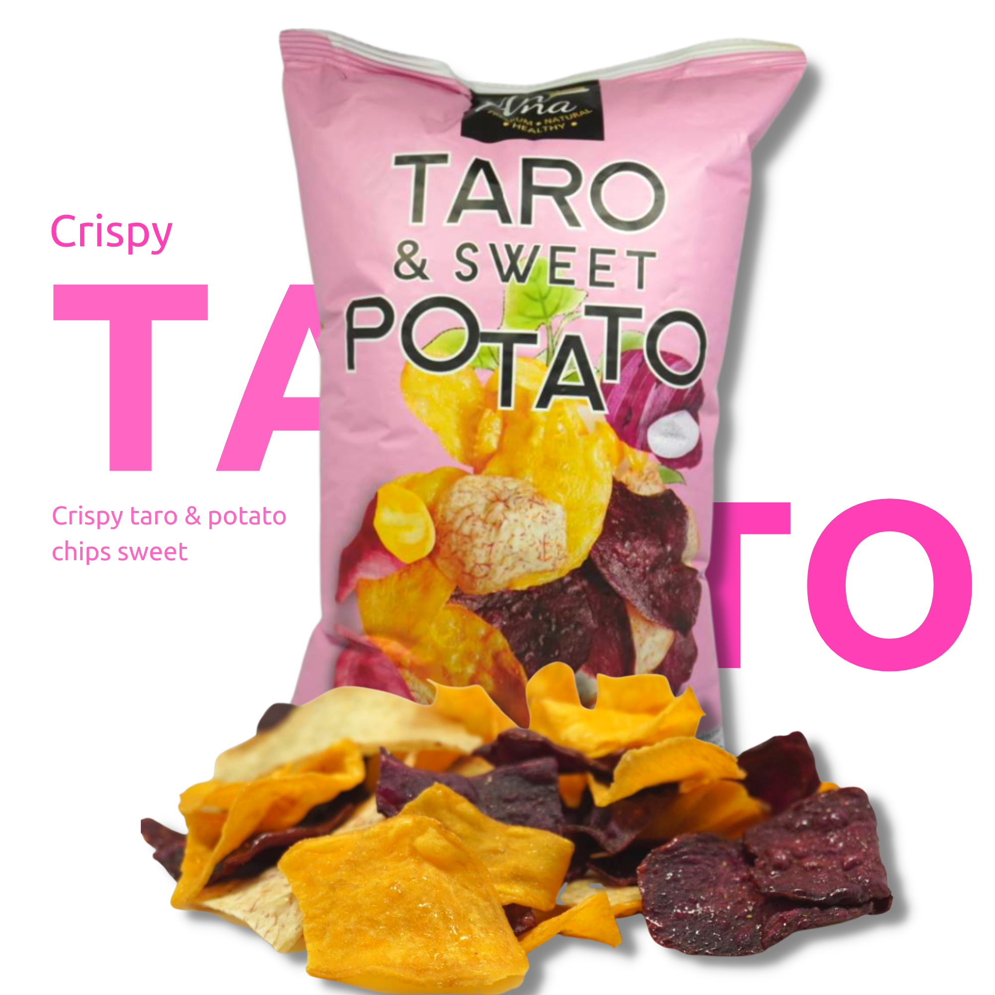 เผือกทอด มันทอด เผือกและมันทอดกรอบ บรรจุ (150 กรัม) : 1 ถุง อันนา Anna by father man ราคา 75 บาท*ส่งฟรี