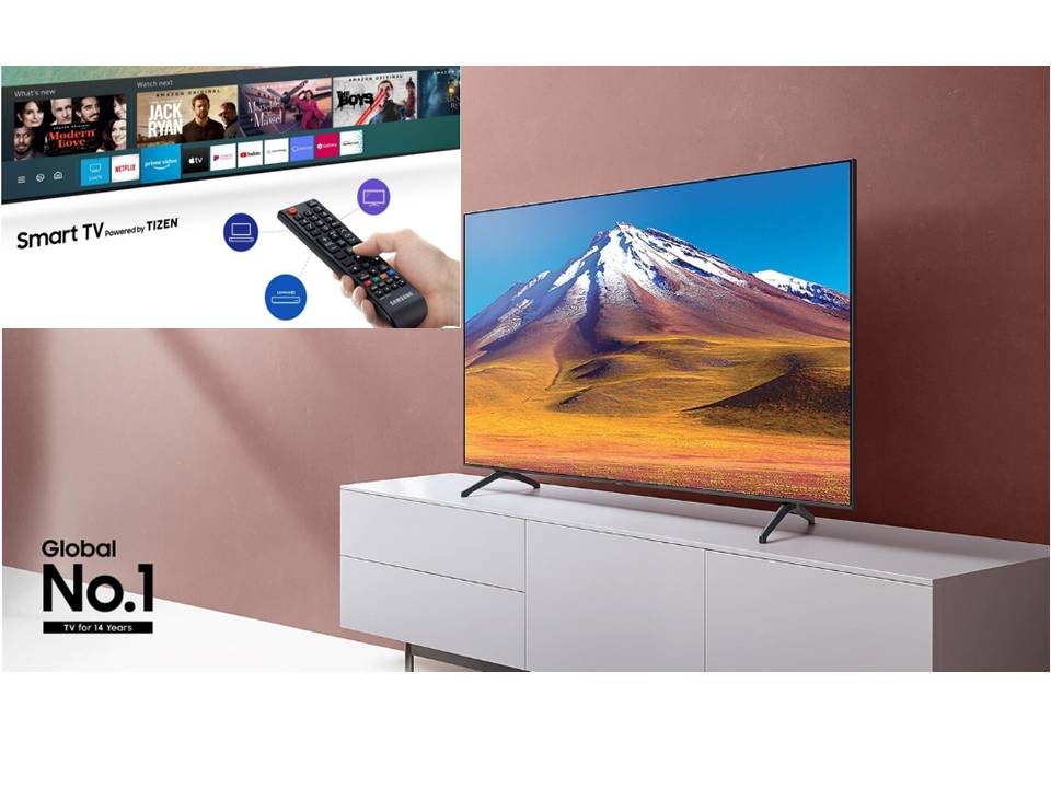 SAMSUNG Crystal UHD 4K Smart TV 43 นิ้ว รุ่น UA43TU6900AK รับประกันสินค้า 3ปี