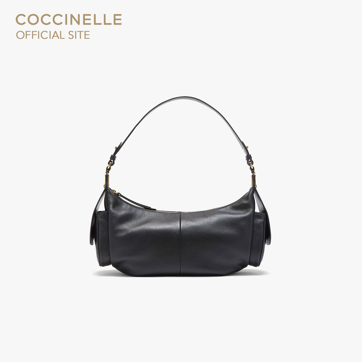 COCCINELLE CAMPUS HOBO BAG 130101 NOIR ราคา 14,900 บาท*ส่งฟรี