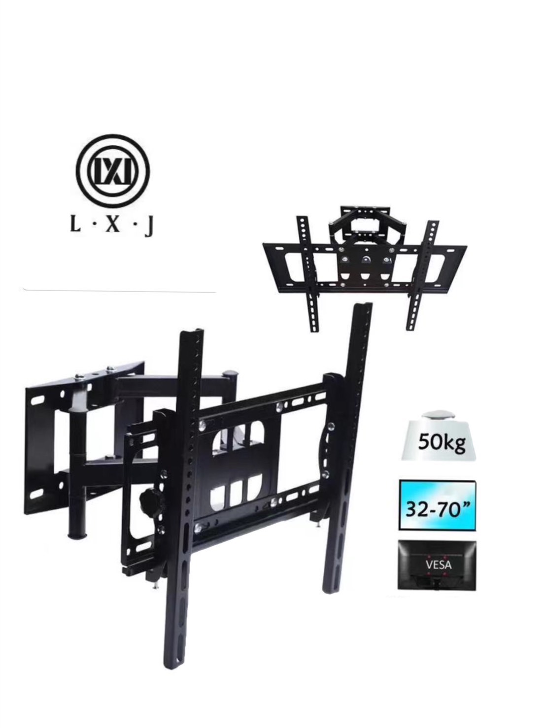 ขาแขวนทีวี 32-70นิ้ว รุ่นLXJ LX3270 ปรับได้ทุกทิศทาง ปรับหันซ้าย - ขวา และก้มเงยได้ 15 องศารุ่นนี้เป็นแบบ 2 แขน ราคา 499 บาท*ส่งฟรี