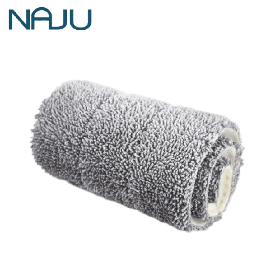 Naju ผ้าม็อบถูบ้าน 3 ผืน ผ้าม็อบ ผ้าไม้ม็อบถูบ้าน ผ้าม็อบสำหรับใช้เปลี่ยน ผ้าไมโครไฟเบอร์ ผ้าม็อบไมโครไฟเบอร์ ราคา 30 บาท*ส่งฟรี