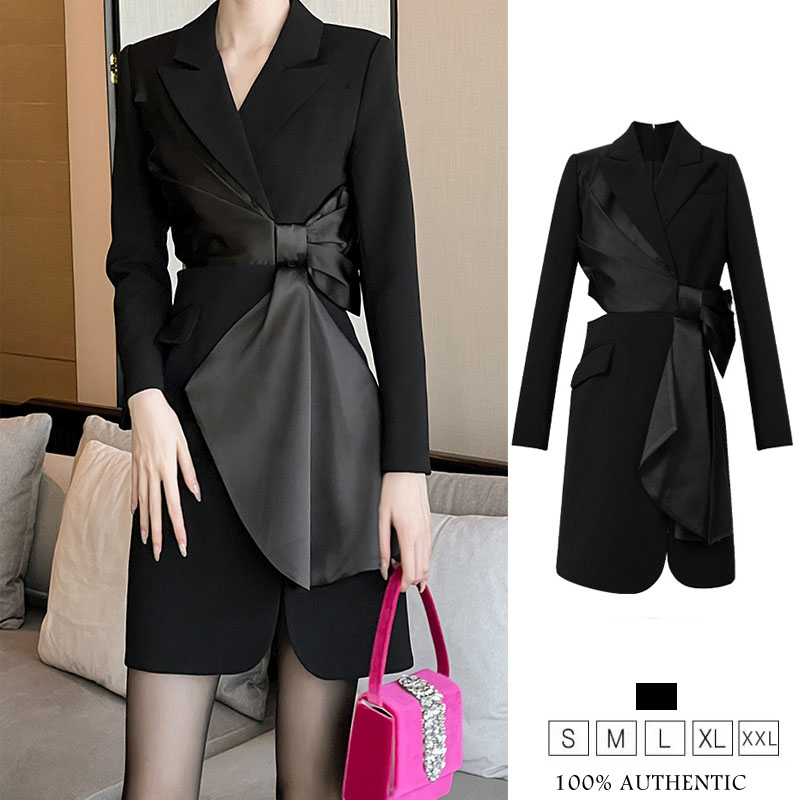 ZYHT EraVogue Váy nữ Váy đen Váy hình chữ A Váy vest Váy công sở Váy Hiso Váy cổ điển Váy bảo hộ lao động Váy dự tiệc Váy dạ hội 61090