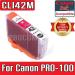 หมึกเทียบเท่า สีม่วงแดง 1 ตลับ CLI-42 Mag Ink Cartridge สำหรับ Canon Pixma Pro-100 inkjet printer