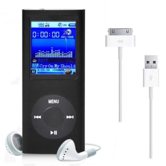 1.8’’ 8GB MP3 MP4 Slim Digital LCD Screen FM Radio Music E-book Video Player BK - intl 1.8’’ 8GB MP3 MP4 Slim Digital LCD Screen FM Radio Music E-book Video Player BK - intl