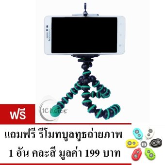 ขาตั้งกล้อง ขาตั้งมือถือ หนวดปลาหมึก 3 ขา GorillapodOctopus Flexible Leg Mini Tripod ขนาดเล็ก (สีเขียว) แถมฟรีรีโมทบูลทูธ คละสี 1 ชิ้น ขาตั้งกล้อง ขาตั้งมือถือ หนวดปลาหมึก 3 ขา GorillapodOctopus Flexible Leg Mini Tripod ขนาดเล็ก (สีเขียว) แถมฟรีรีโมทบูลทูธ คละสี 1 ชิ้น