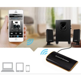 2017 B2 Bluetooth Receiver หูฟังสเตอริโอบลูทูธไร้สายบลูทูธ 4.1+EDR เสียงกล่องดนตรีกับไมค์ 3.5มมอาร์ซีเอสำหรับระบบเสียงลำโพงรถบ้านรองอุปกรณ์