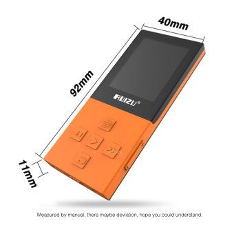 2017 Original RUIZU X18 8G Bluetooth Sport MP3 Player Lossless Recorder FM Radio Bluetooth 4.0 Music Player Support 64G TF Card - intl