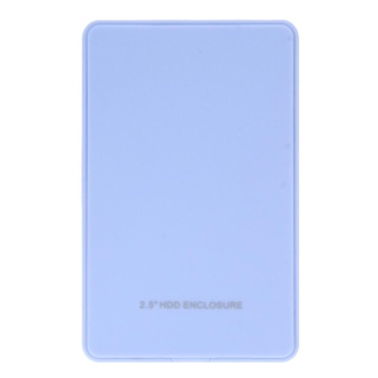 2.5/// USB 2.0 SATA Hd Box HDD Hard Drive External Enclosure Case(Blue) - intl 2.5/// USB 2.0 SATA Hd Box HDD Hard Drive External Enclosure Case(Blue) - intl