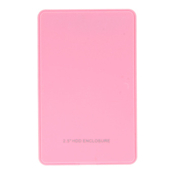 จัดโปรโมชั่น 2.5/ USB 2.0 SATA Hd Box HDD Hard Drive External Enclosure Case(Pink) - intl ต้องการขาย 2.5/ USB 2.0 SATA Hd Box HDD Hard Drive External Enclosure Case(Pink) - intl