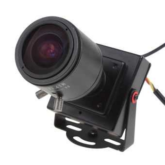 2.8-12mm Manual Lens Mini HD 700TVL 1/3 CMOS Security Audio Video Color CCTV Camera - intl