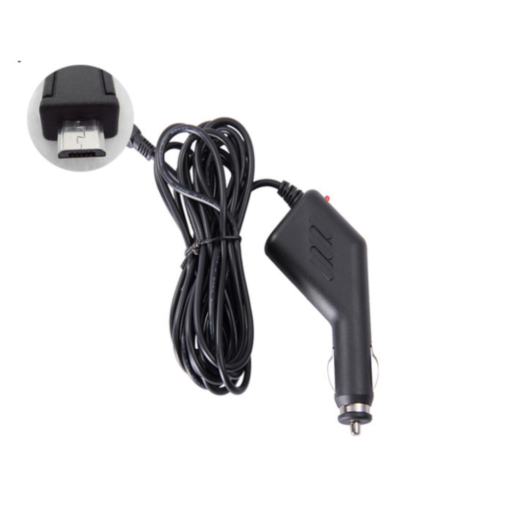 สายชาร์จกล้องติดรถยนต์ และ มือถือ ในรถ 3เมตร หัว micro usb (สีดำ) สายชาร์จกล้องติดรถยนต์ และ มือถือ ในรถ 3เมตร หัว micro usb (สีดำ)
