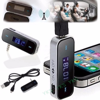 3.5mm In-car Wireless Fm Transmitter for iPhone 4S 5 iPod Touch Galaxy S2 MP3 - intl 3.5mm In-car Wireless Fm Transmitter for iPhone 4S 5 iPod Touch Galaxy S2 MP3 - intl