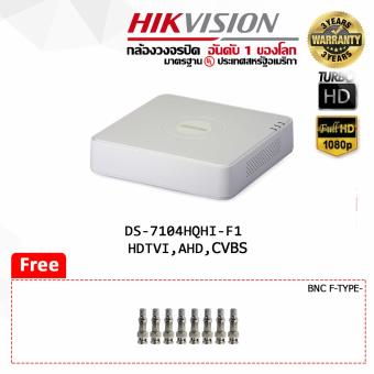 รีวิว เครื่องบันทึกกล้องวงจรปิด ขนาด 4 ช่อง (รองรับทั้งกล้อง 1ล้าน และ 2ล้านพิกเซล @1080P) Hikvision Turbo HD DVR DS-7104HQHI-F1แถมฟรีหัวBNCเกรียว 8 หัว อยากขาย เครื่องบันทึกกล้องวงจรปิด ขนาด 4 ช่อง (รองรับทั้งกล้อง 1ล้าน และ 2ล้านพิกเซล @1080P) Hikvision Turbo HD DVR DS-7104HQHI-F1แถมฟรีหัวBNCเกรียว 8 หัว