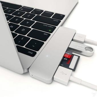 5 In 1 USB 3.0 Hub Adapter USB-C Type C Charging & Data Sync(Silver) - intl 5 In 1 USB 3.0 Hub Adapter USB-C Type C Charging & Data Sync(Silver) - intl