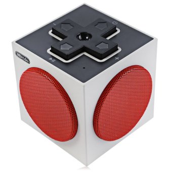 8Bitdo Portable Cube Speaker Bluetooth V2.1 Wireless Sound Box forPhone Laptop Tablet (White)