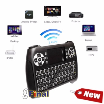 9FINAL T16 Mini Wireless Keyboard 2.4 Ghz รุ่นใหม่ ปี 2017 พร้อม Touchpad + Battery Charge ได้ + แป้นพิมพ์ไทย ( สีดำ) สำหรับ Android Tv Box , Mini Pc, Windows (Black) July 2018 - 2 9FINAL T16 Mini Wireless Keyboard 2.4 Ghz รุ่นใหม่ ปี 2017 พร้อม Touchpad + Battery Charge ได้ + แป้นพิมพ์ไทย ( สีดำ) สำหรับ Android tv box , mini pc, windows (Black) - 2